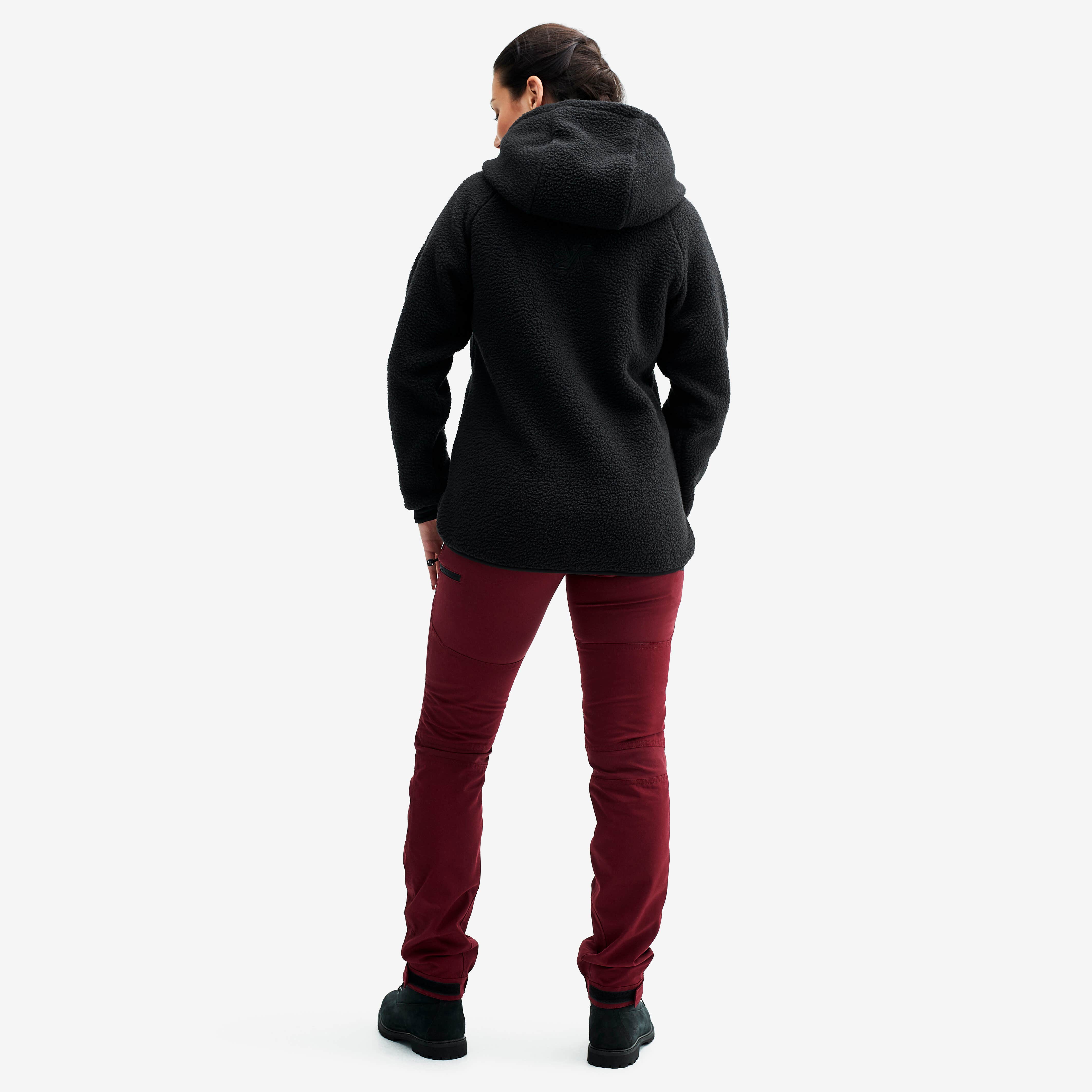 Sherpa Hoodie Femme Caviar