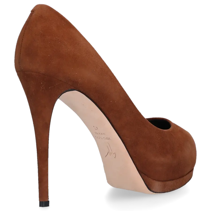 Giuseppe Zanotti - High Heels Pumps EVA Veloursleder - braun