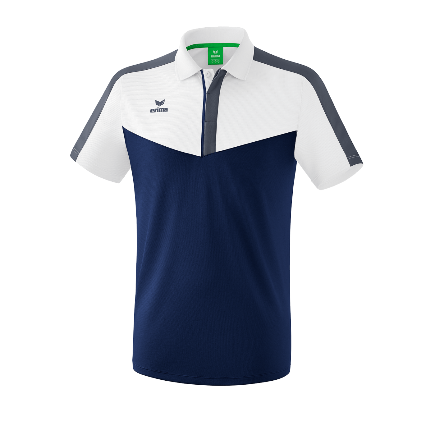 Erima Squad Poloshirt Weiss Blau