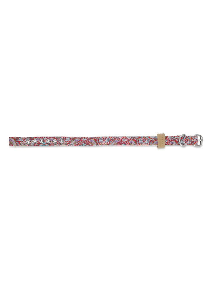 VOV & VUF Hundehalsband in Rot/ Bunt günstig kaufen 73 cm