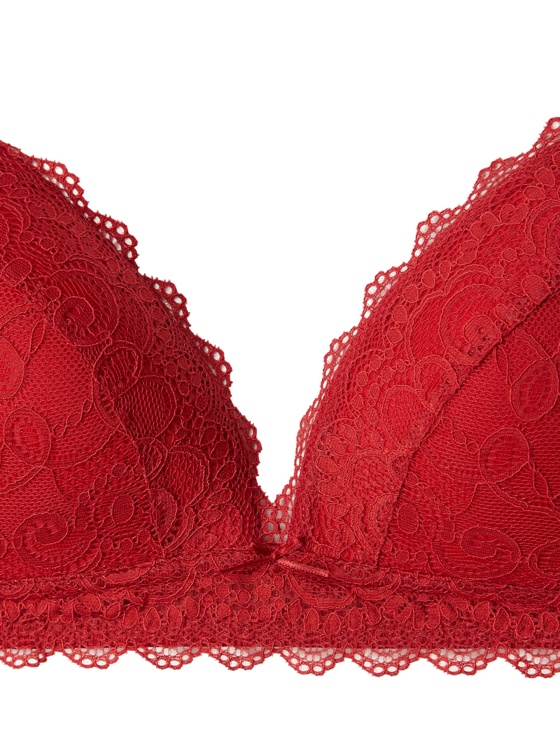 Soft-BH mit Spitzenbesatz in rot