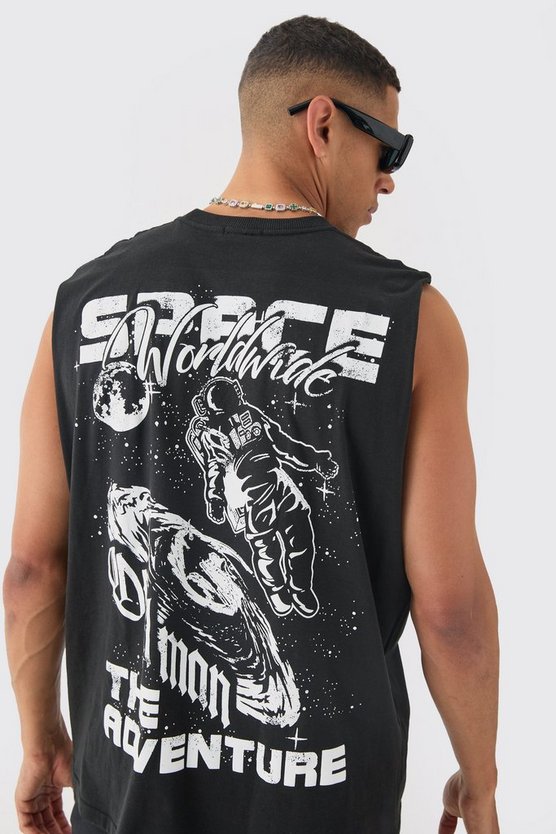 Oversize Tanktop mit Print
