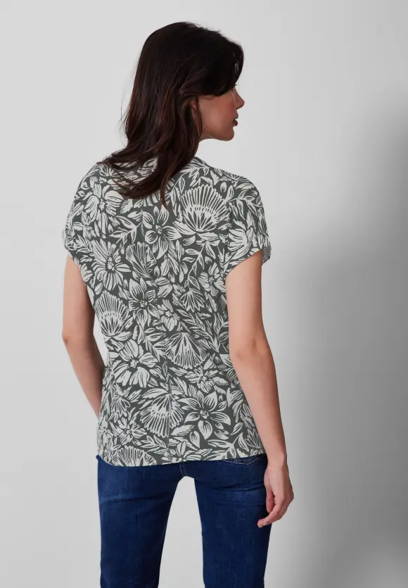 CECIL T-Shirt mit Blumenmuster