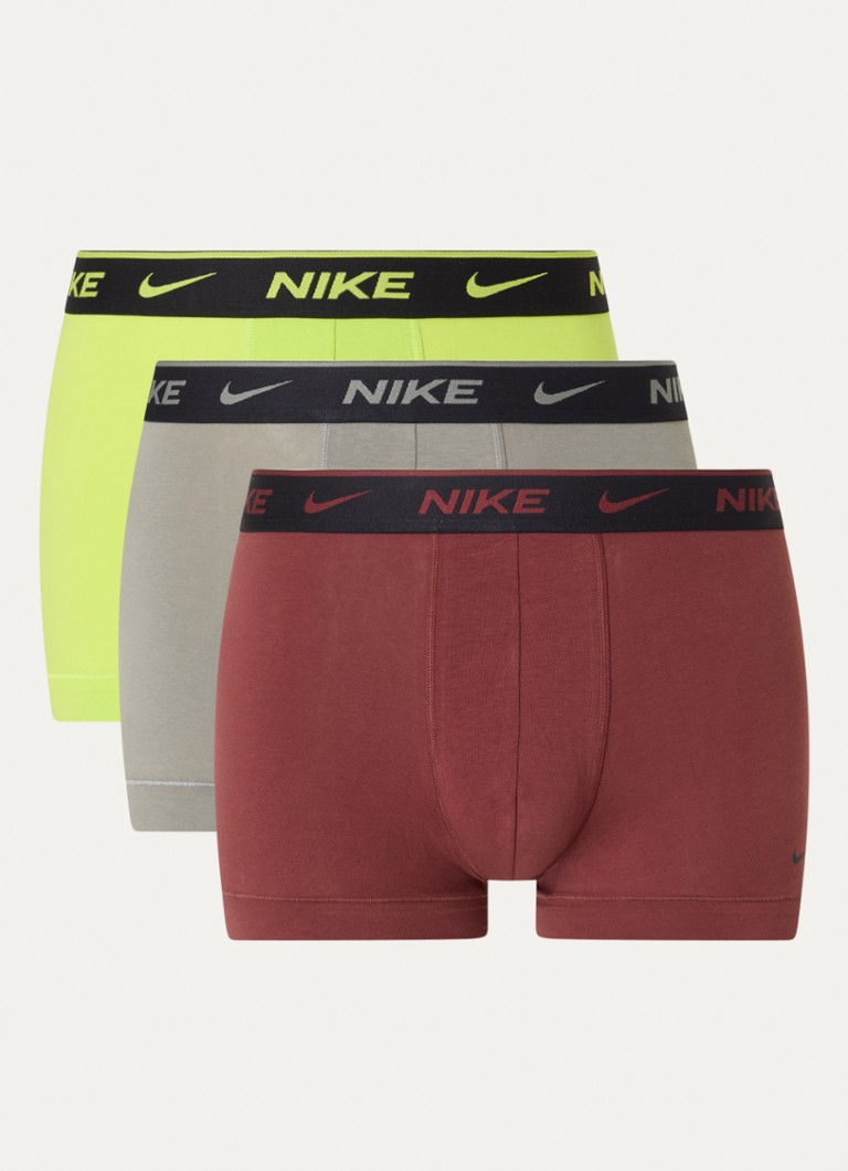 Zestaw 3 bokserek Nike z logo w pasie.