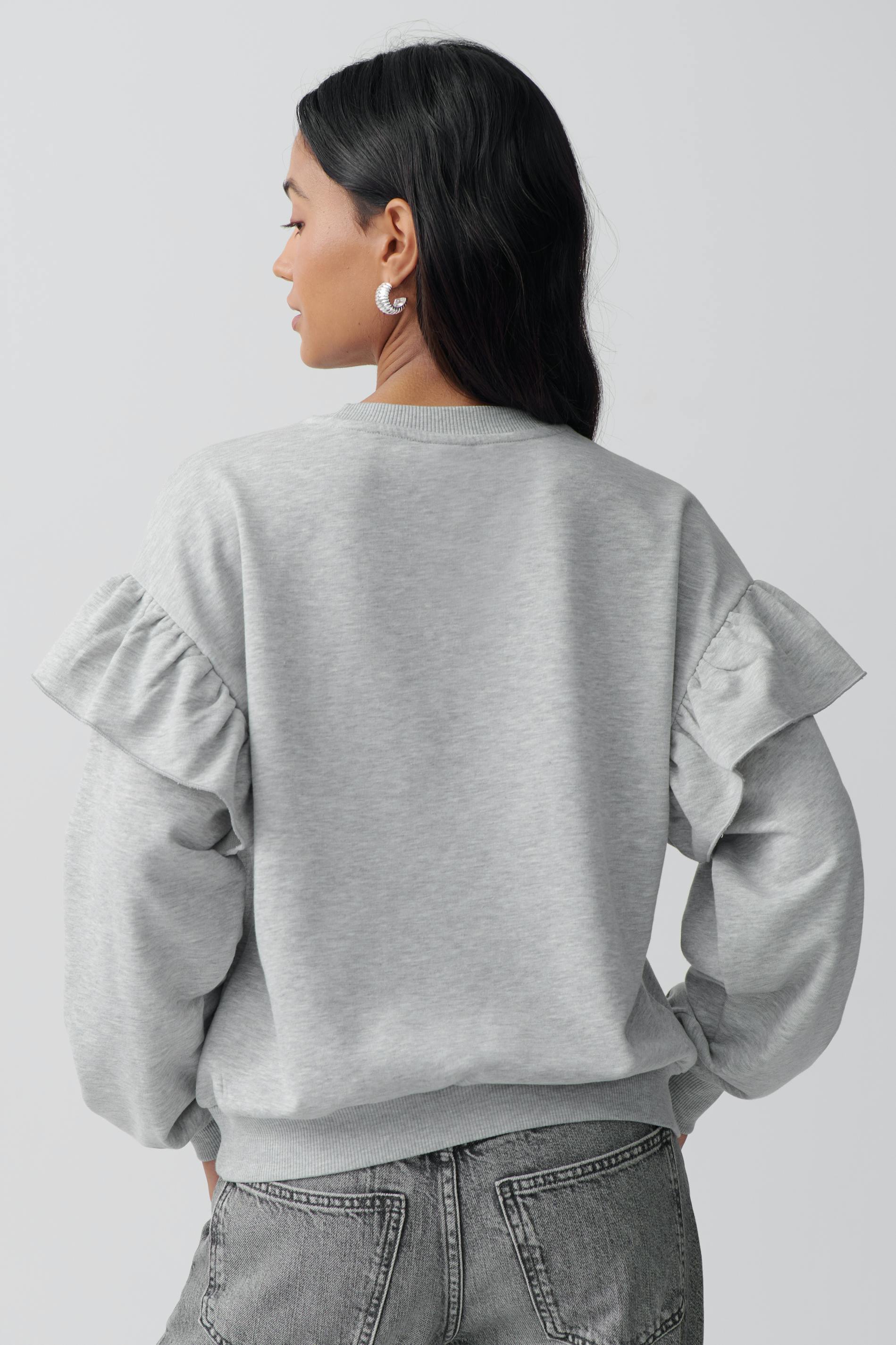 Frill sweater
