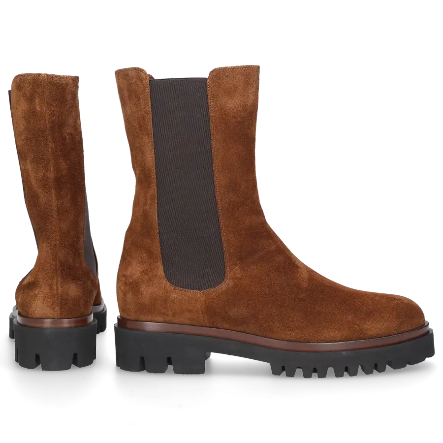 Truman's - Chelsea Boots 9210 Veloursleder - braun