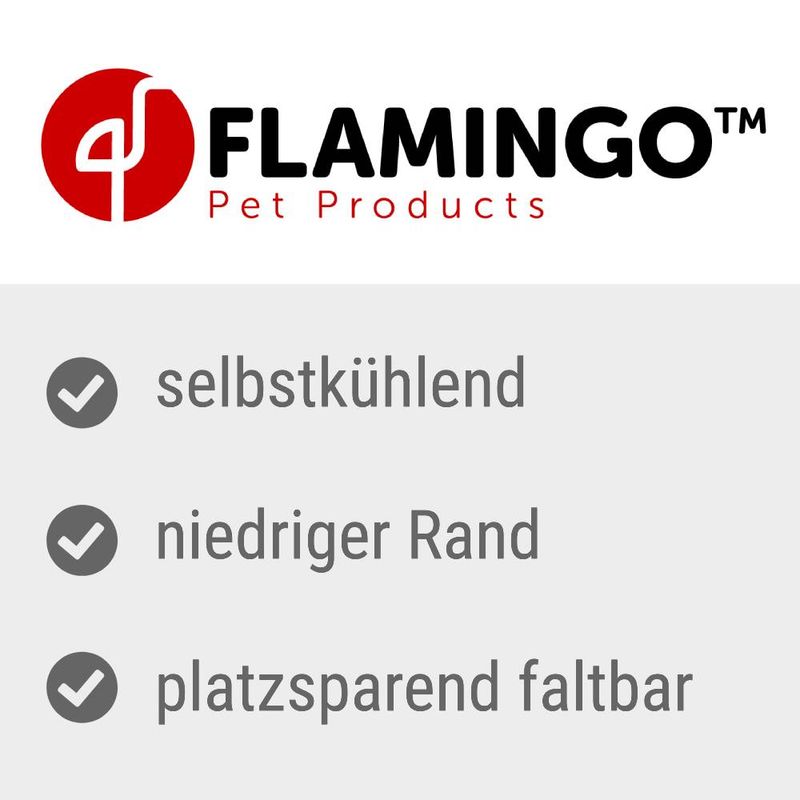 Flamingo Kühlbett Fresk Drop, grau zu TOP-Preisen