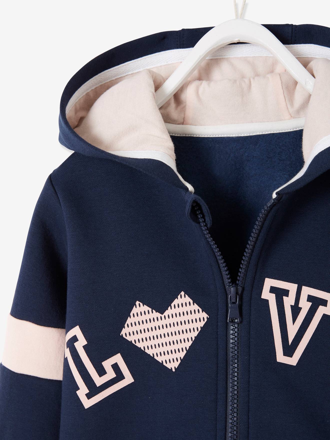 Sweat zippé à capuche sport 