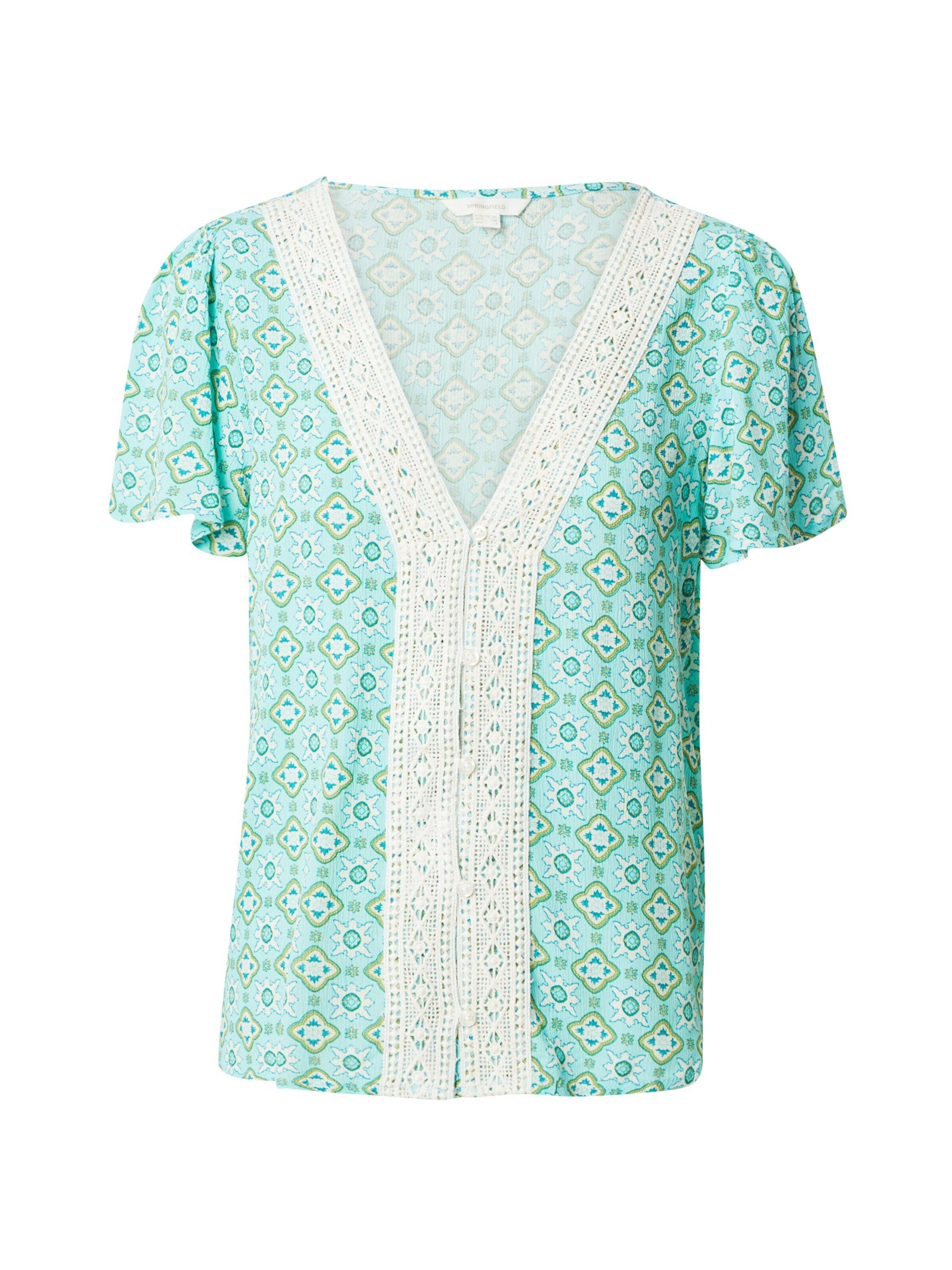 Springfield Funktionsbluse (1-tlg) Spitze, Drapiert/gerafft