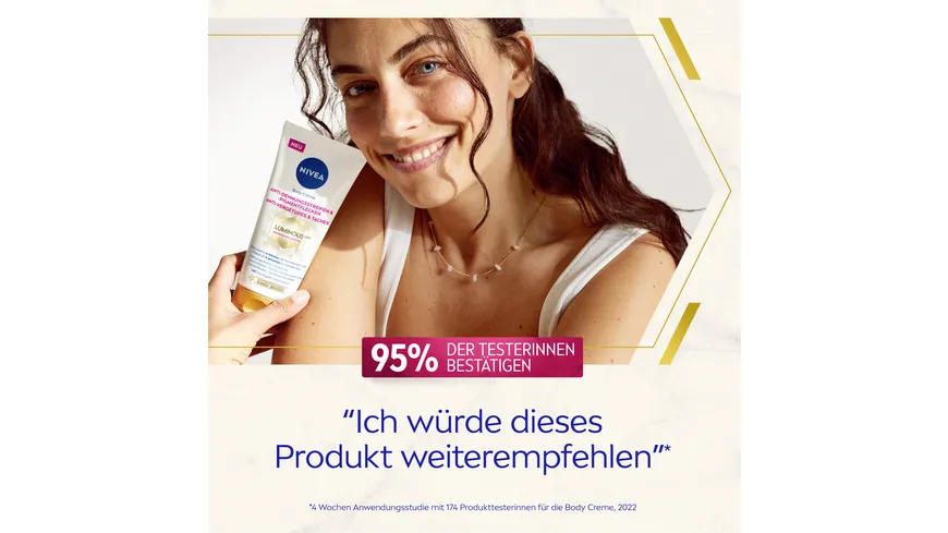 Nivea Luminous Body Creme Anti-Dehnungsstreifen 200 ml