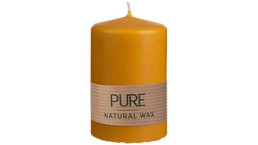 WENZEL Stumpenkerze Pure Safe Candle 130x60mm natur