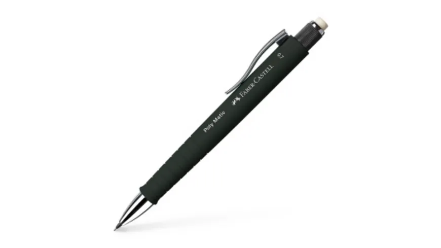 FABER-CASTELL Druckbleistift Polymatic 0,7 mm schwarz schwarz