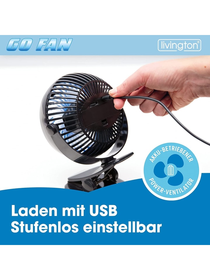 Livington Ventilator Go Fan in Ohne Farben günstig kaufen onesize