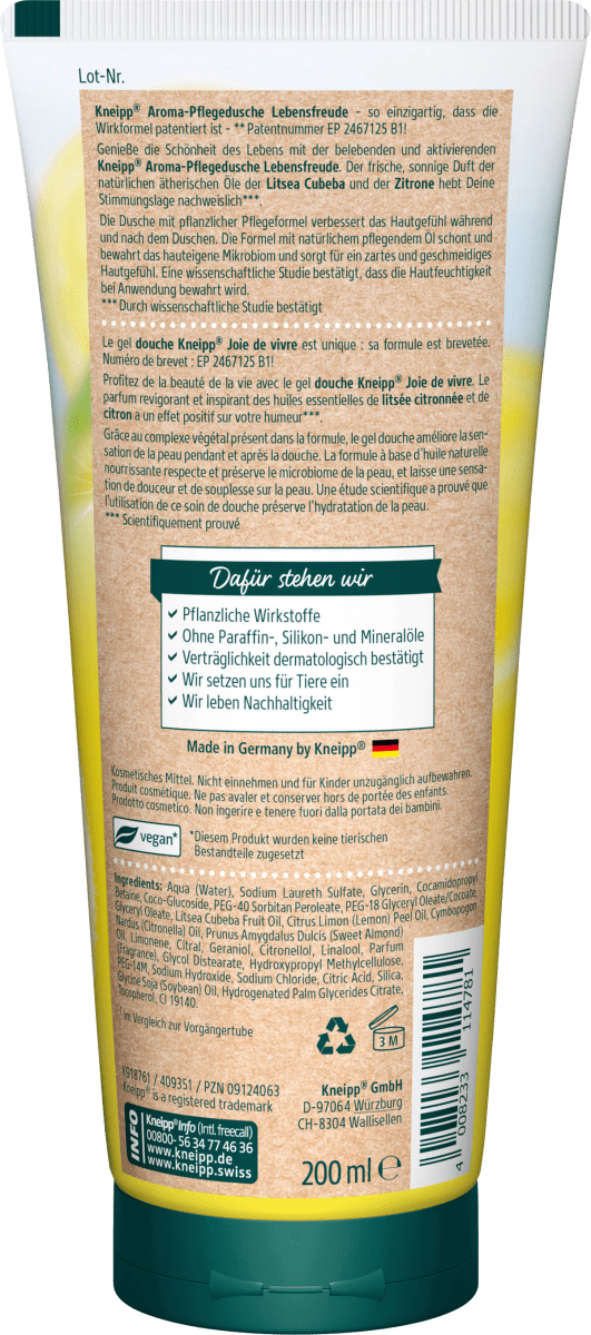 Duschgel Lebensfreude, 200 ml