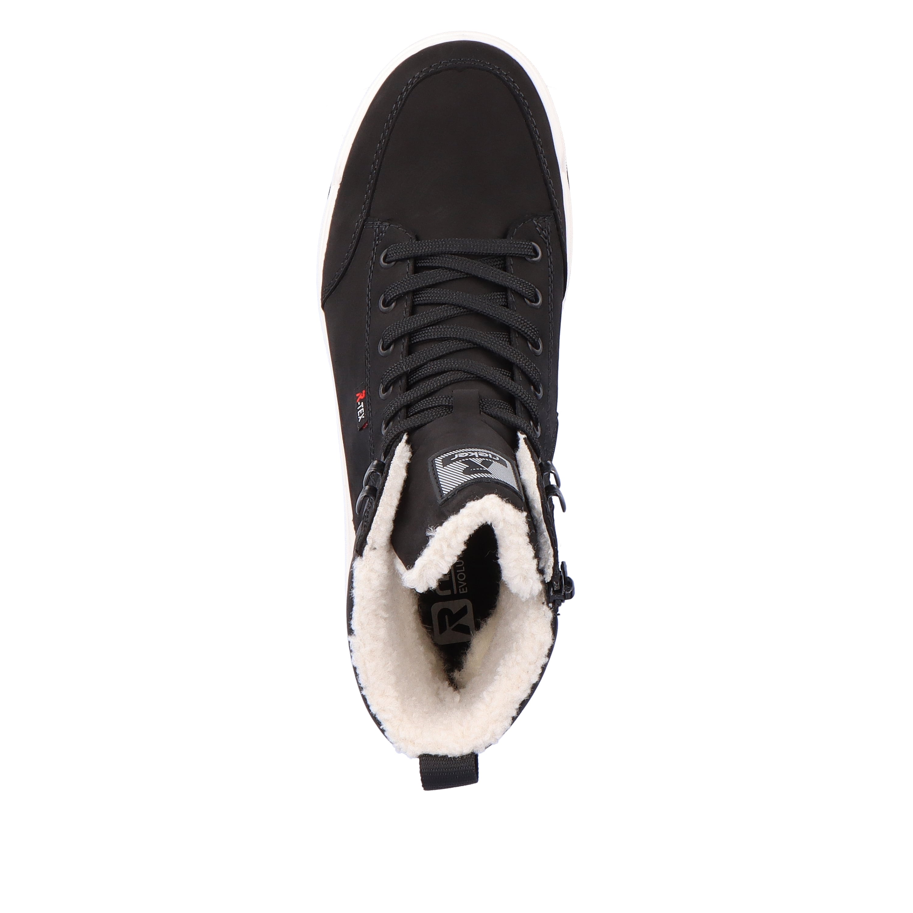 Rieker Herren Sneaker High steel black