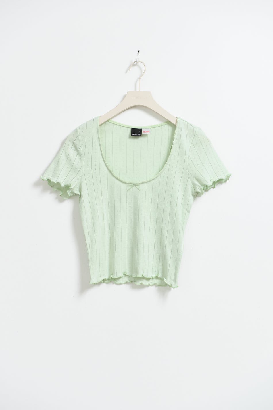 Pointelle pyjamas tee