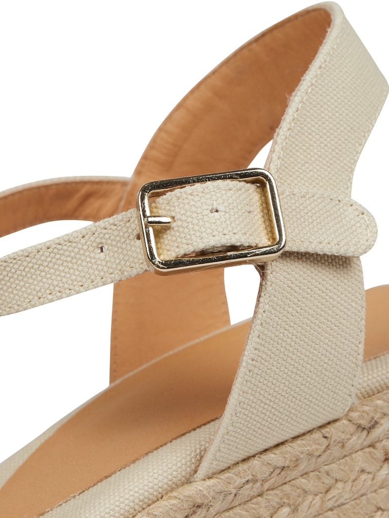 Wedges aus Textil Modell 'Blaudell' in offwhite