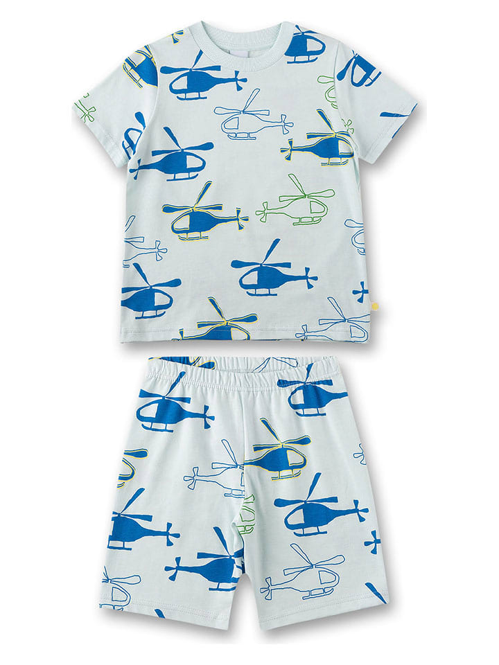 Sanetta Pyjama in Hellblau/ Blau günstig kaufen