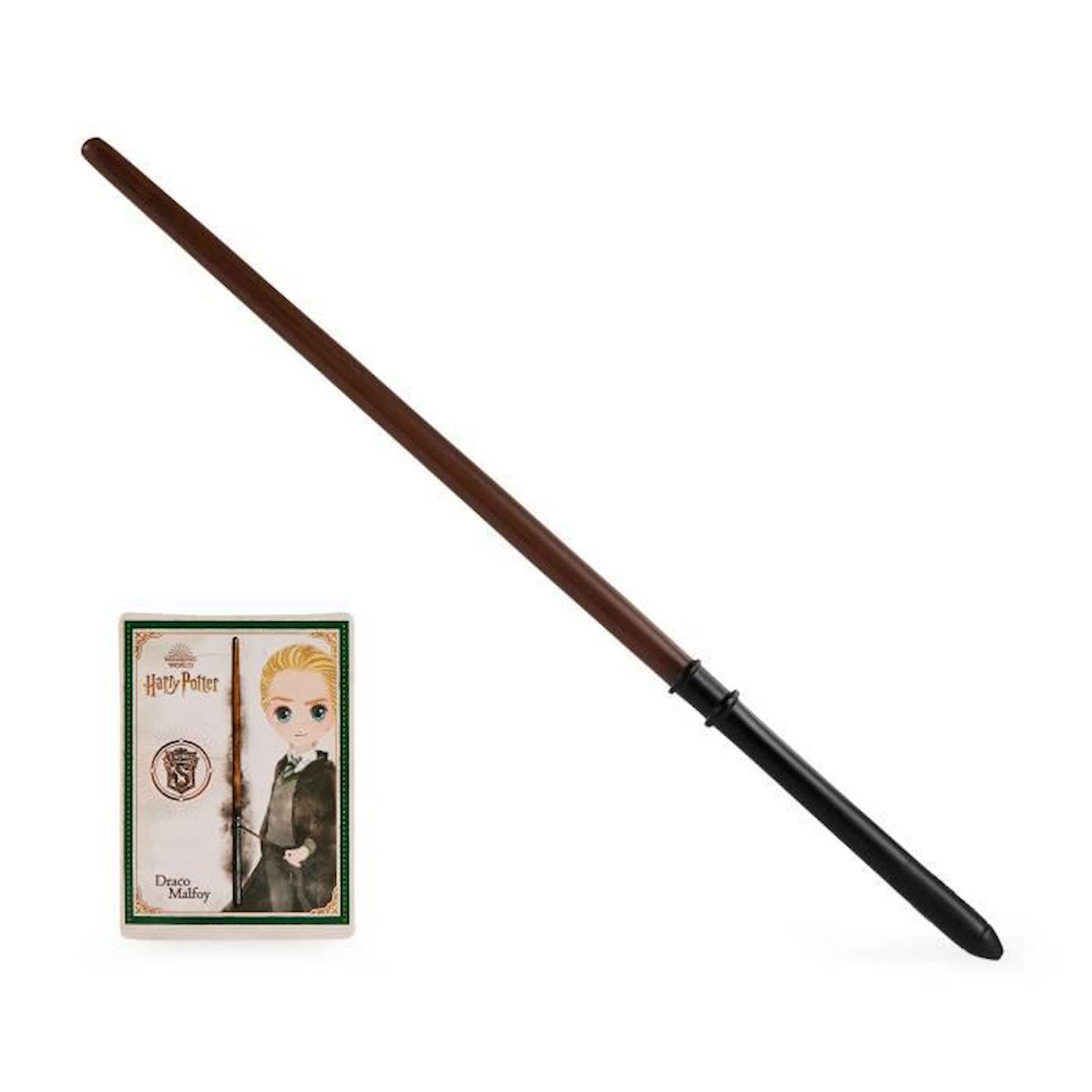 BAGUETTE MAGIQUE DELUXE DRAGO MALEFOY Wizarding World marron