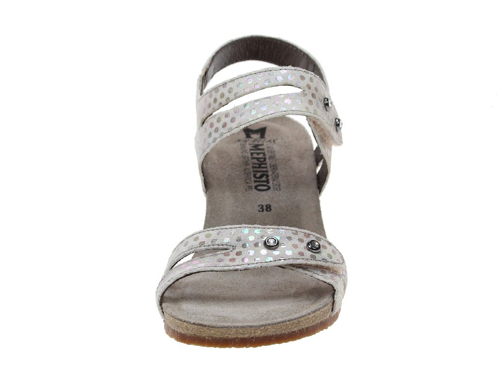 MEPHISTO Keilsandalen beige