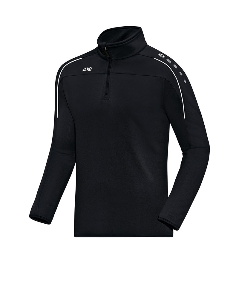 Jako Classico Ziptop Kids Schwarz Weiss F08