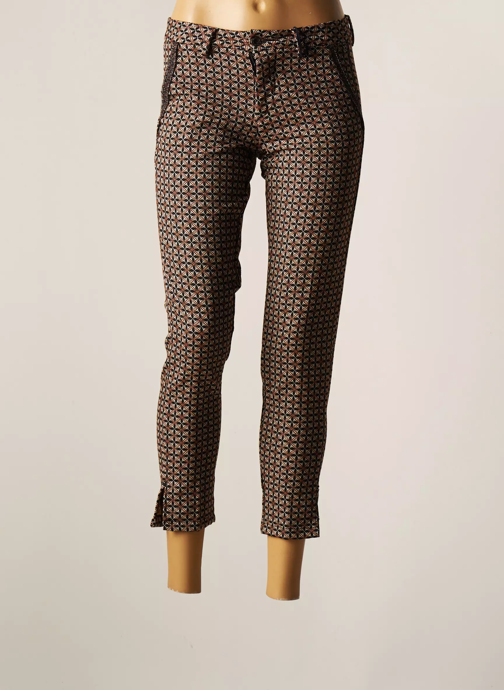Freeman T Porter Pantalon7 8 Femme couleur bleu