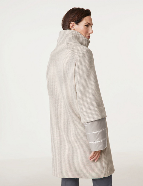 Kurzmantel mit Material-Patch