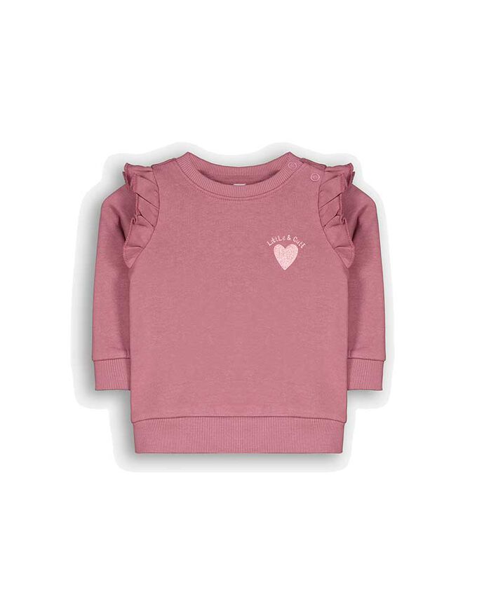 Sweatshirt - Ärmel mit Volants