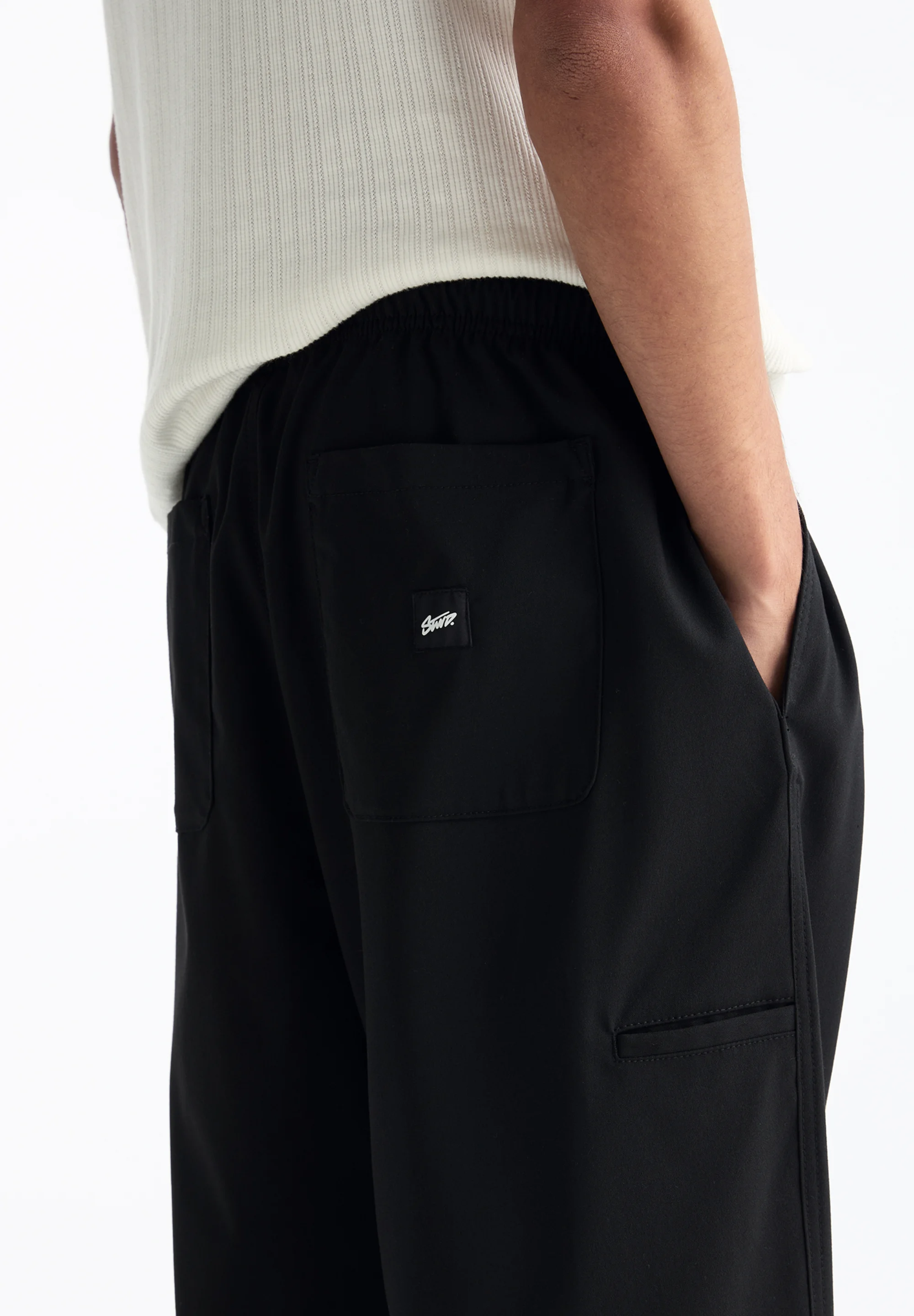 PULL&BEAR BAGGY TAILORED FIT - Pantalones