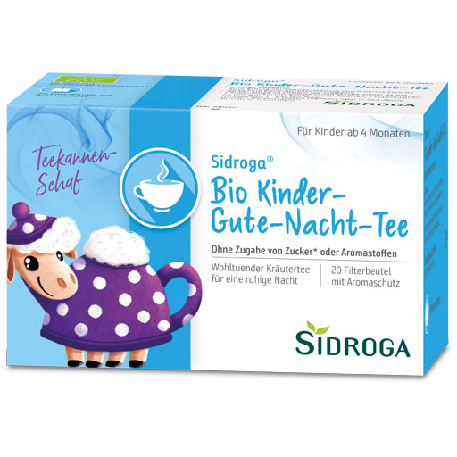 SIDROGA Bio Kinder-Gute-Nacht-Tee Filterbeutel  20X1.5 g  Tee