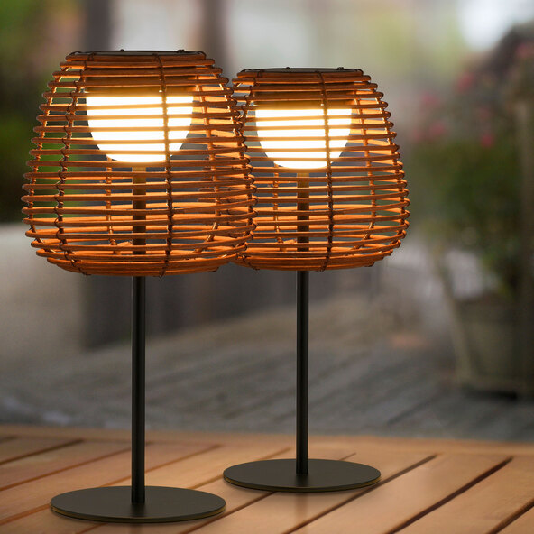 LED-Akku-Tischlampe SASKIA, 2er Set