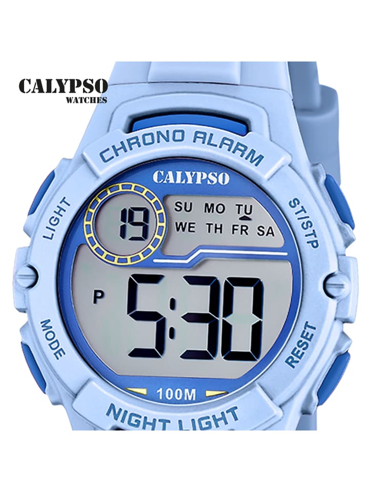 Calypso Digital-Armbanduhr Calypso Junior hellblau günstig kaufen onesize