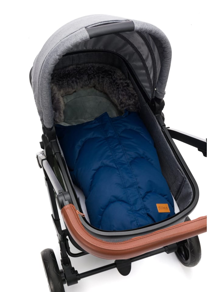 fillikid Winterfußsack Lhotse Exclusiv in Blau günstig kaufen 80 cm