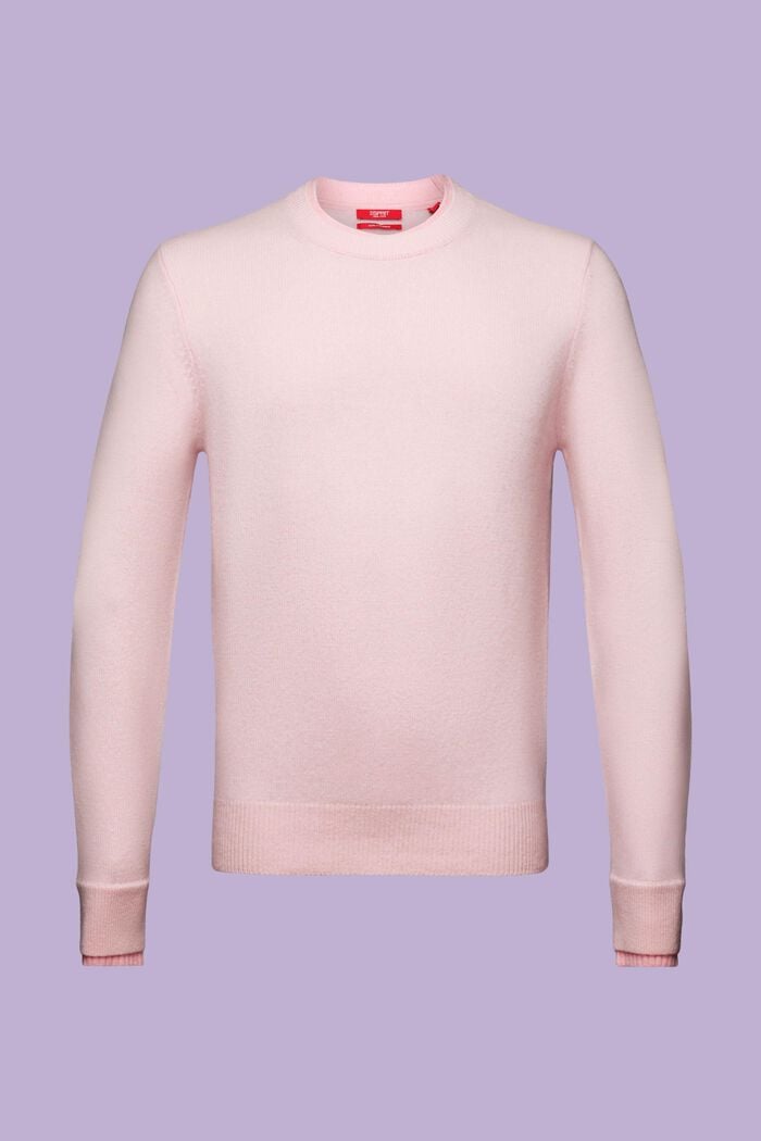 Kaschmirpullover mit Rundhalsausschnitt
