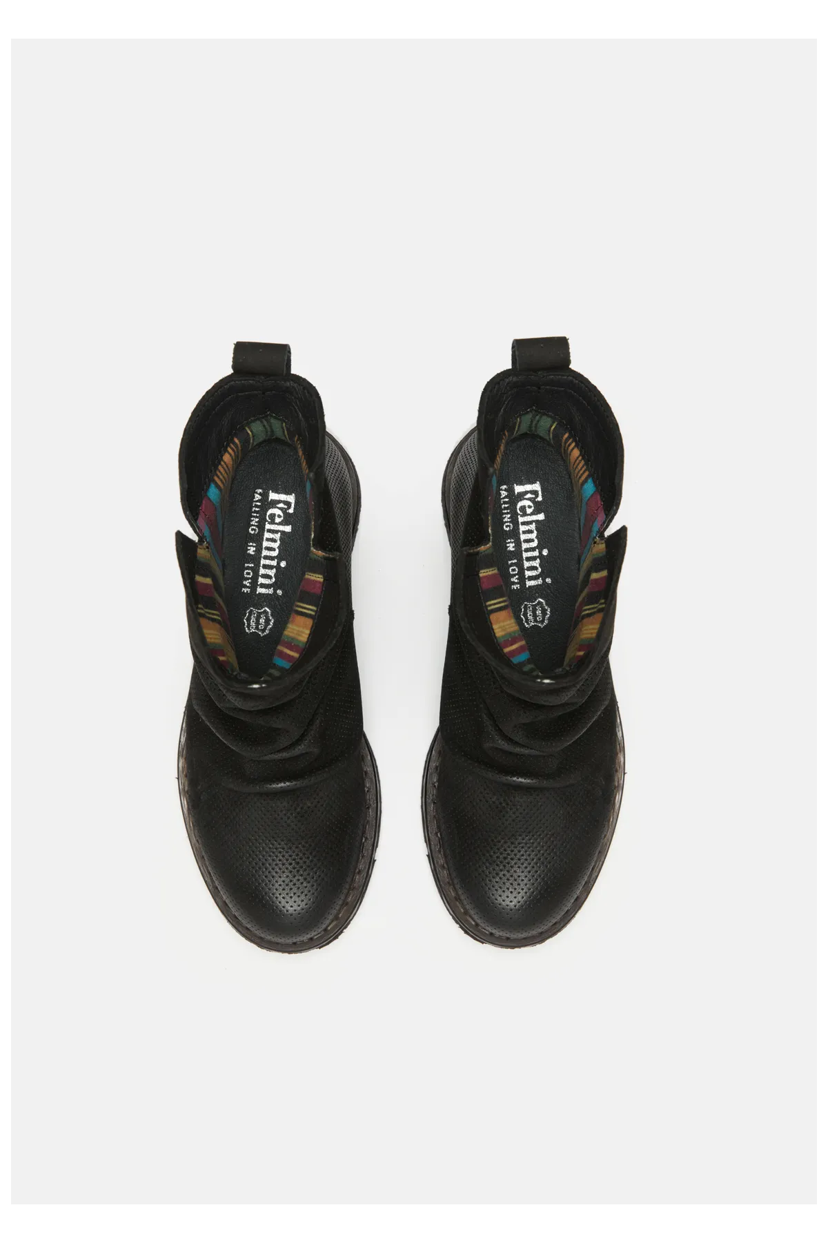 Felmini  Stiefelette - Schwarz - Blockabsatz