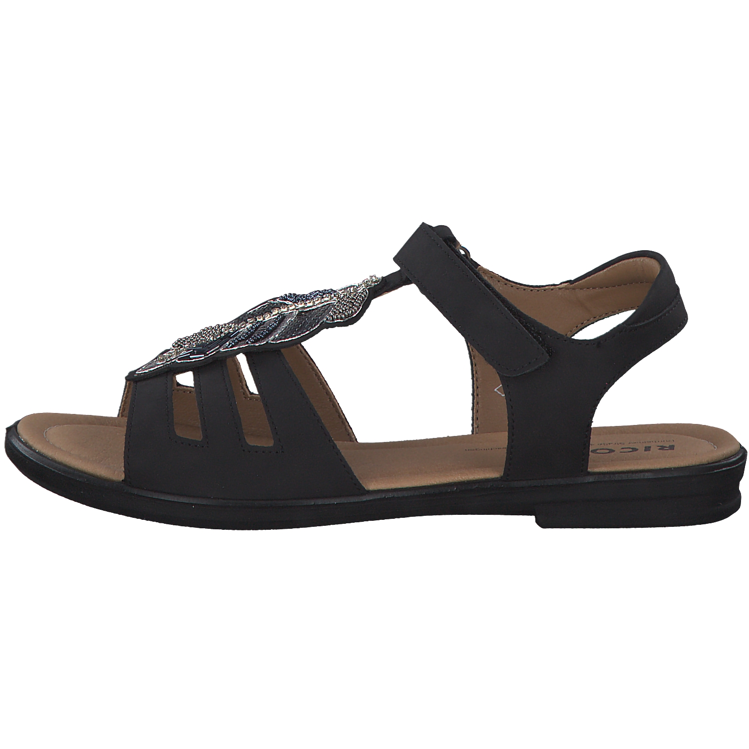 Ricosta Amelie 7001402, Sandaletten, Kinder, Schwarz