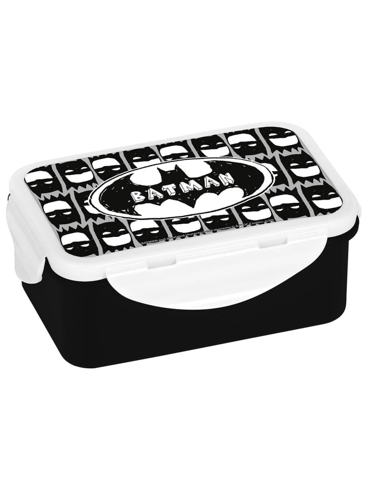 Geda Labels Brotdose Batman Kids in Schwarz - 16x10,5x6,5cm günstig kaufen onesize
