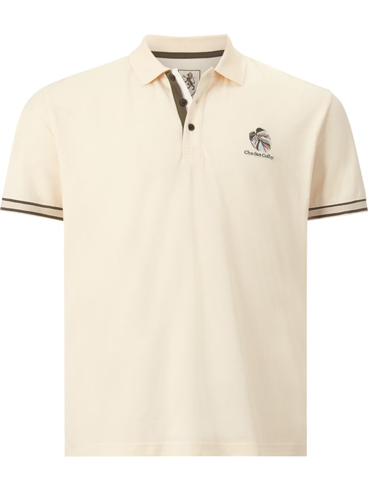 Charles Colby Poloshirt EARL KAHEDIN in wollweiß günstig kaufen