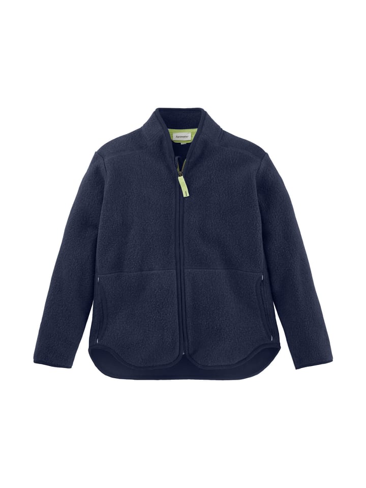Hessnatur Fleece Jacke in dunkelblau günstig kaufen 158/164