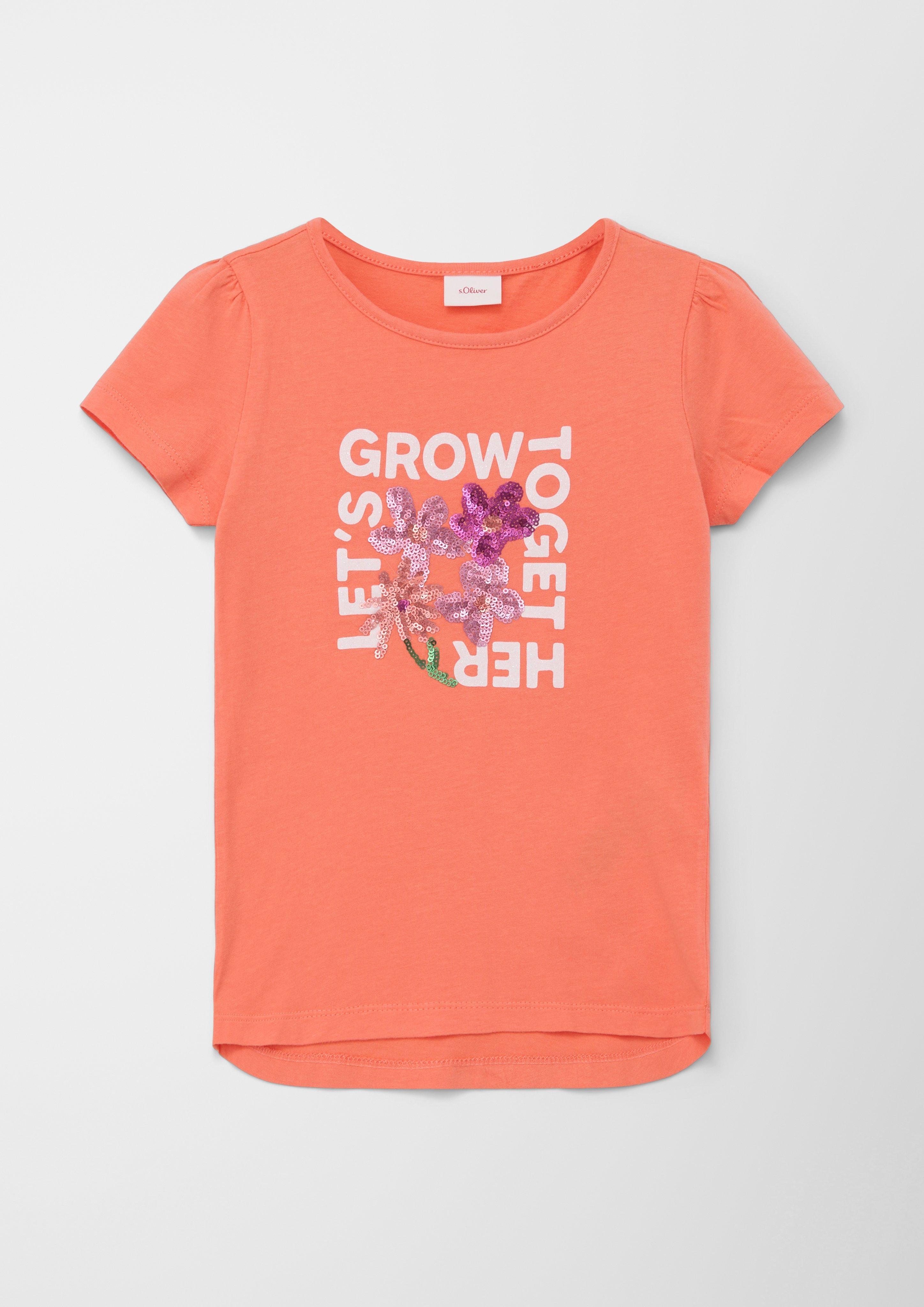 T-Shirt mit Statement-Print  2133635-2034