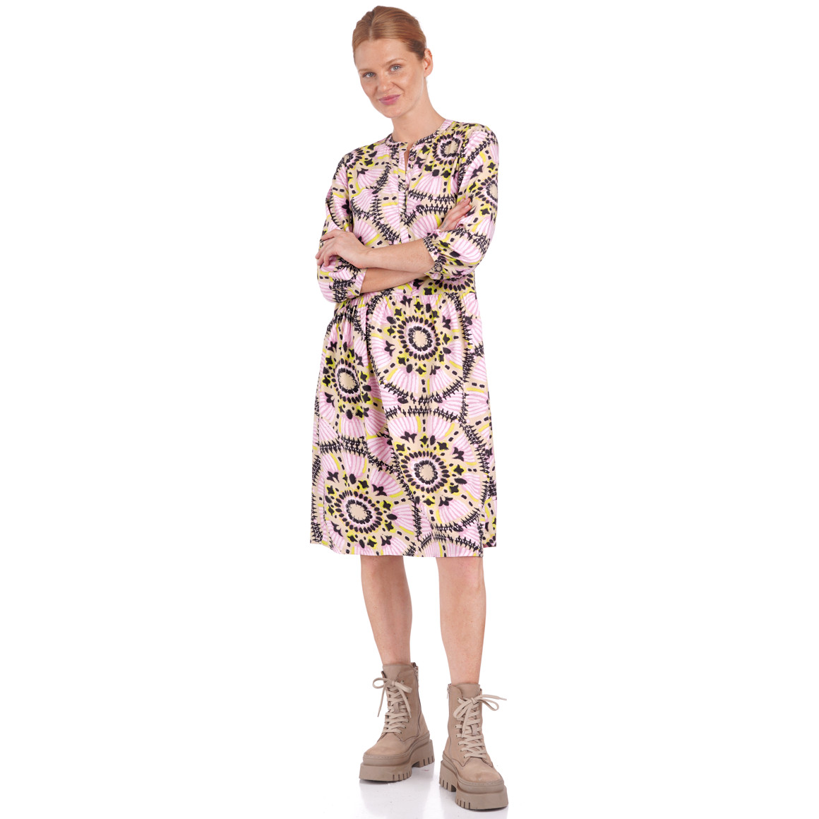 Damen Kleid mit Allover-Print
