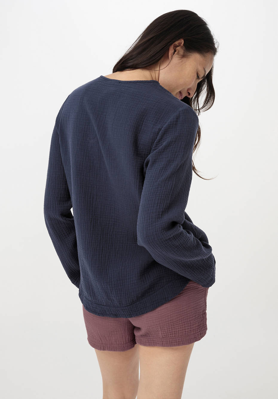 Musselin-Schlafshirt aus reiner Bio-Baumwolle