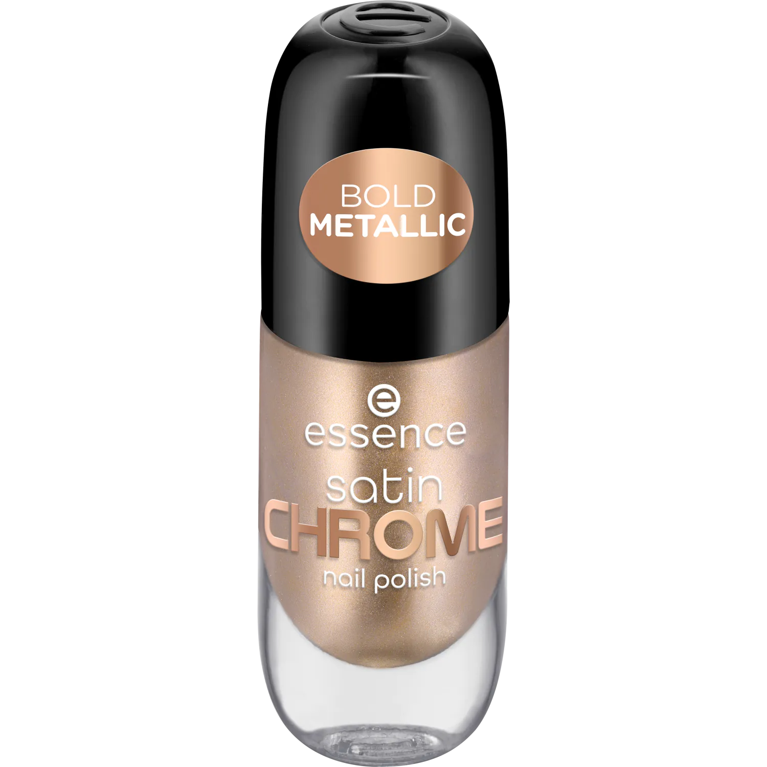 Essence Satin Chrome lak za nokte, 01 Robotic Rose