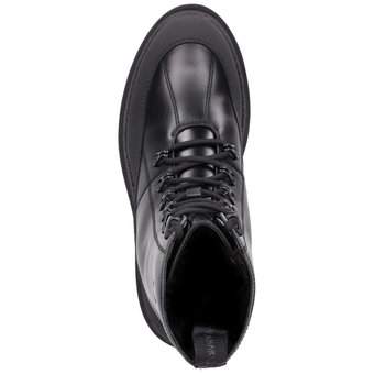 Calvin Klein Flatform Lace Up Boot in schwarz