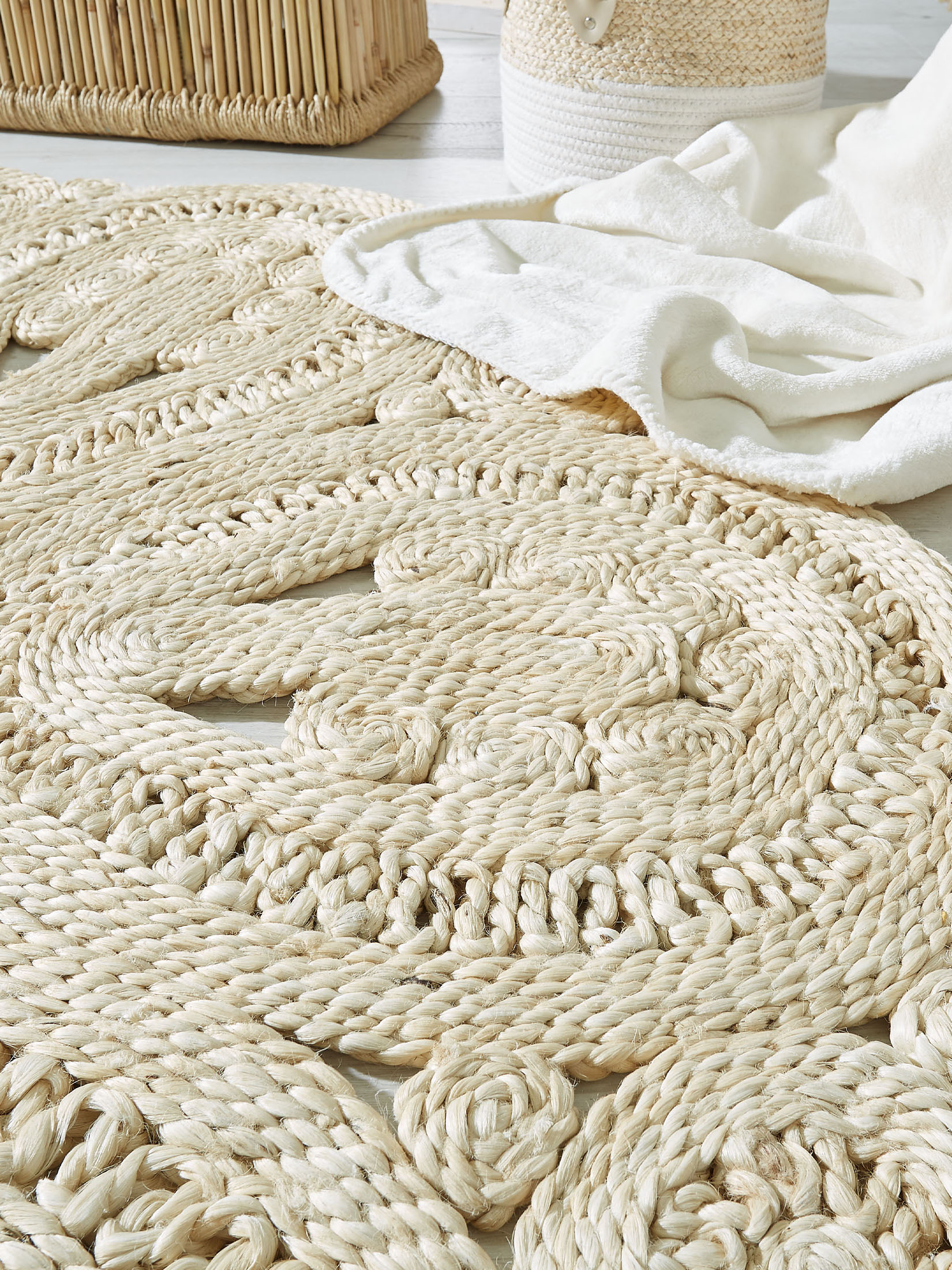 Perleta Jute-Teppich, Beach