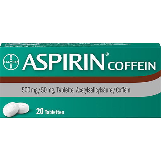 ASPIRIN Coffein Tabletten  20 St  Tabletten