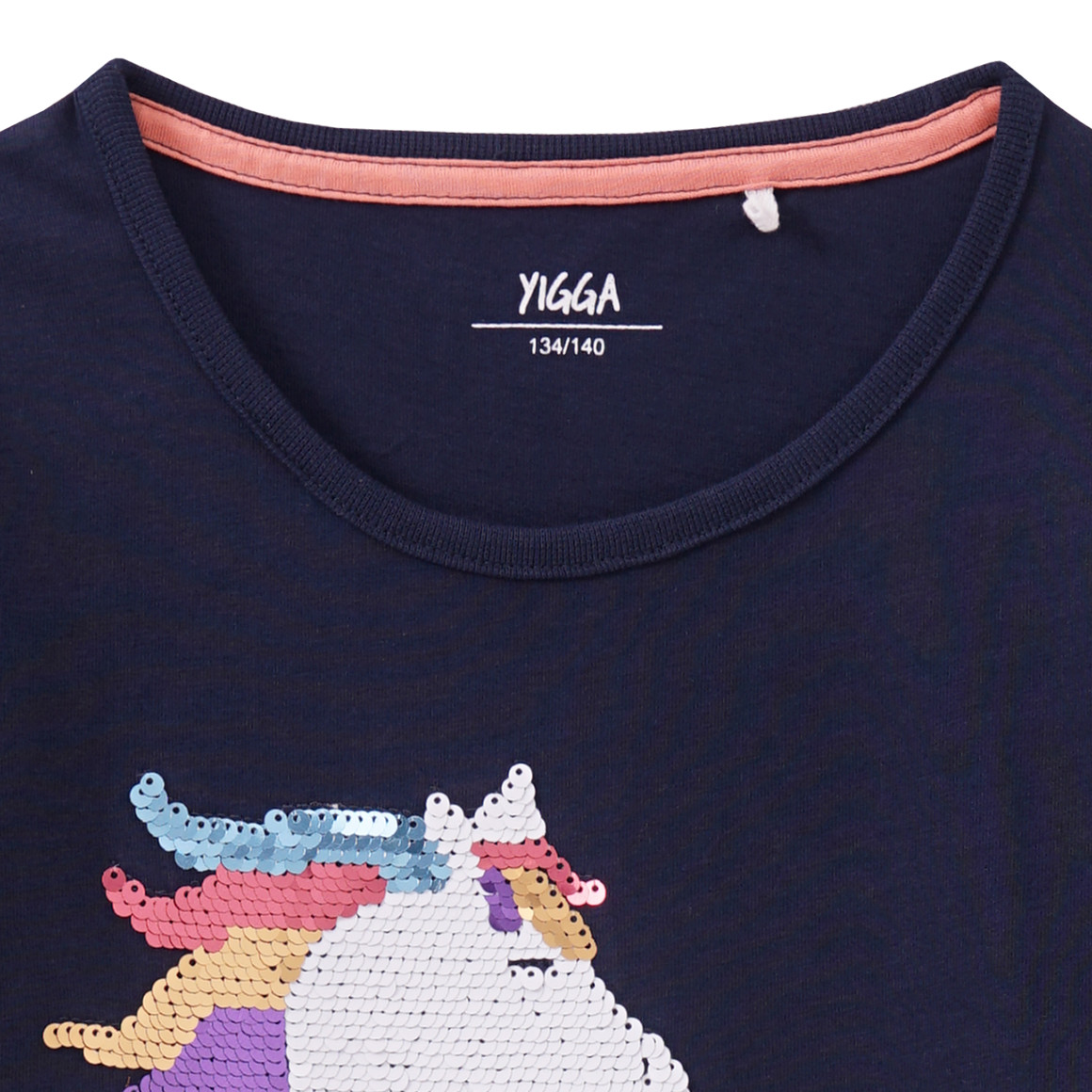Mädchen Langarmshirt mit Wendepailletten