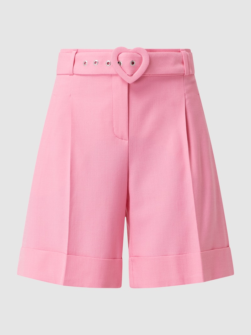 Shorts mit Bügelfalten Modell 'Sunny' in fuchsia