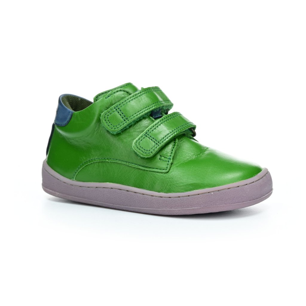 Bundgaard Blake Strap Green grüne Barfuß-Halbschuhe