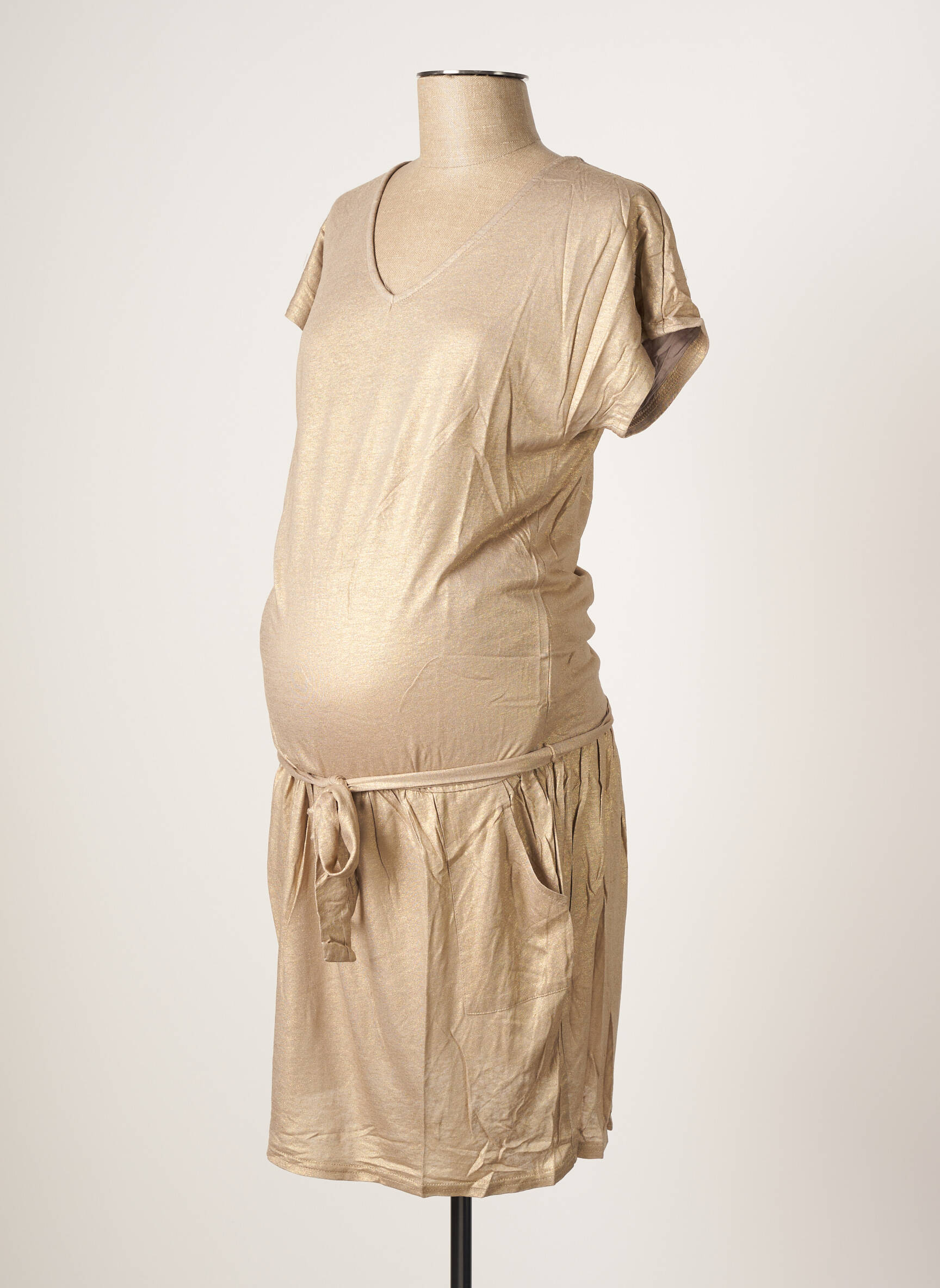 Colline Robes Maternite Femme couleur jaune